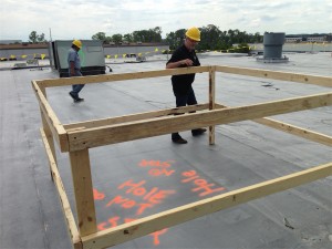 Spectrum Building Roof Fix